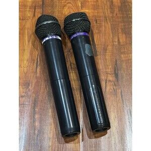 Lot of (2) Audio Technica Mic DR-T26A Digital Reference Wireless Microphone